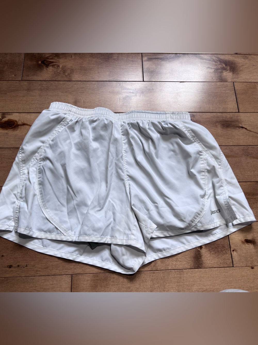Asics White Women's Athletic Shorts XS